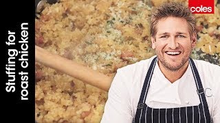 How to Make Stuffing for your Roast Chicken  Cook with Curtis Stone  Coles [upl. by Ahsiatal]