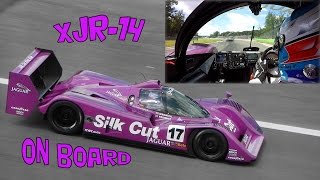 Jaguar XJR14 Group C On Board at Monza Circuit  GoPro Hero 4 Black 1080p 60fps [upl. by Eedya]