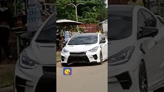 Modified Hyundai Elantra passing by sportscar automobile [upl. by Tirreg]