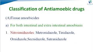 Antiprotozoal drugs Lecture 1  By Prof B B Vaghasia [upl. by Dnalwor]