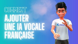 Comment Ajouter une IA Vocale Française  Krikey AI Animation [upl. by Lebam]