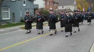 Grimsby Pipe Band  Rememberance Day 2008 Grimsby [upl. by Holly-Anne]