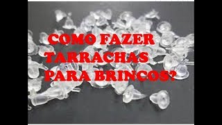 DIY Como fazer tarrachinhas para brincos [upl. by Annahgiel]