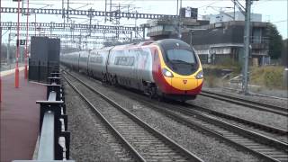 Voyagers and Pendolinos Filmed through Rugby Station [upl. by Nocaed100]