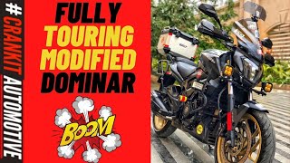 Best Touring Modifications for Bajaj Dominar 400  Modified Dominar 400  Dominar Modifications [upl. by Jamila]