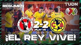 HIGHLIGHTS  Tijuana 2 23 2 América  Liga Mx AP2024  PLAYIN  TUDN [upl. by Ahsel380]