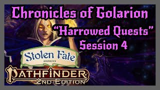 Pathfinder 2e Live Play Stolen Fate  Harrowed Quests Session 4 [upl. by Sucy501]