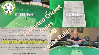 Subbuteo Cricket Rules [upl. by Rehm]