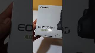 Quick ReUnboxing Canon EOS 3000D EFS 1855 III Kit  DSLR Low Budget for Early Adopter DSLR Murah [upl. by Thynne1]