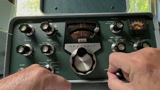 Heathkit SB101 demo [upl. by Lecrad594]