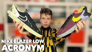 Обзор Nike Blazer Low «Acronym Night Maroon» [upl. by Eidob122]