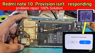 Redmi note 10 provision isnt responding Solution II redmi note 10 provision isnt problem solution [upl. by Tarr]