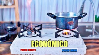 Cómo hacer una SUPER estufa 4x más barata que la de gas para cocinar [upl. by Natale]