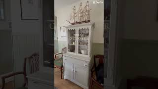 Cottage Weekend Updates Finished painting the kitchen corner cabinets cottagecore kitchendesign [upl. by Aihsenal635]