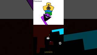 Roblox Noob vs Sprunki Durple Phase 4 🔈  simionsi  Xpotato Bouncing Square [upl. by Yejus]