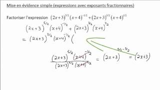 Factorisation dune expression algébrique [upl. by Onida985]