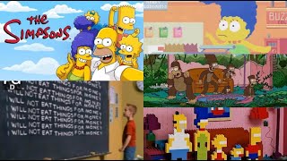 The Simpsons Intro Evolution amp Variations 19892024 [upl. by Anirda619]