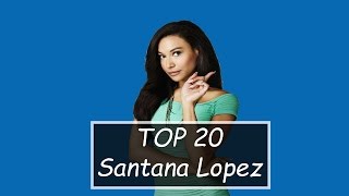 TOP 20 Glee  Santana Solos [upl. by Nomi253]