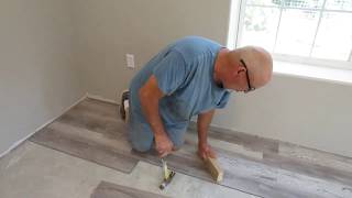 Installing DuraLux Luxury HP Highland Grey Salvage Waterproof Vinyl Plank Flooring [upl. by Hasan]