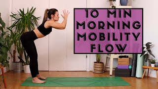 10MIN MORNING MOBILITY FLOW  HMFYOGA [upl. by Tima17]