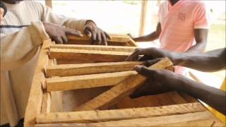 How to Construct Kenya amp Saltpond Topbar Bee Hives  Peace Corps Ghana [upl. by Esimehc617]