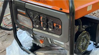 Full Generac 6500W gaspowered generator review This generator got me through a Hurricane Helene [upl. by Eseila]