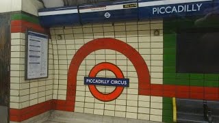 London Piccadilly Circus Underground station to Heathrow Airport Terminal 2 amp 3 20150825 [upl. by Yemar]