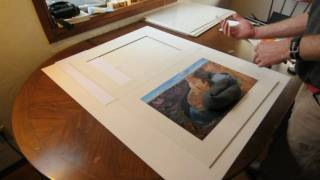 How to mat a print in an archival conservationsafe manner [upl. by Bessie897]