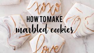 How to Make Marbled Cookies [upl. by Loferski240]