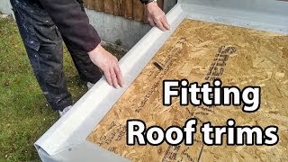 Part 2 Fibreglass Roof Trims  Cut and Fit GRP Edges [upl. by Aileve]