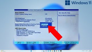 How To Enable Secure Boot In Windows 11  Full Guide [upl. by Emmalee]