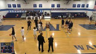 Waldwick High School vs New Milford High School JV Boys Basketball [upl. by Klepac]