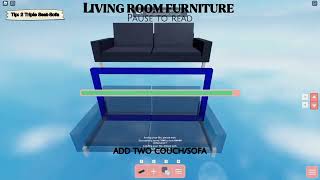 3 Piggy Build Mode “Living Room Furniturequot tips and tricks that you need to add in your maps [upl. by Dalury]