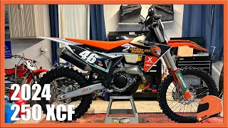 2024 KTM 250 XCF Updates  Getting Noahs Bike Ready to Race [upl. by Aimik686]