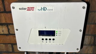 Solaredge SE3500H inverter fault issuewarranty SolarEdgeTechnologies pylontechess [upl. by Teragramyram]