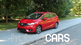 2015 Honda Fit Review – HybridCarscom Review [upl. by Eiruam]