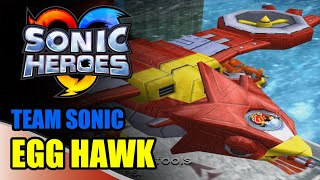 Sonic Heroes  TEAM SONIC VS EGG HAWK [upl. by Bissell]