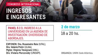 Congreso Internacional quotIngresos e ingresantes a la Universidadquot [upl. by Deehan]