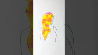 Satisfying Hair Colour satisfying colourmixing creative art viral shorts trending [upl. by Anestassia276]