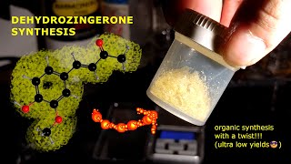 Synthesis of Dehydrozingerone  Organic Synthesis ENG [upl. by Kory]