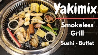 Yakimix  Eat All You Can Sushi and Smokeless Grill  Alabang Town Center [upl. by Dierdre]