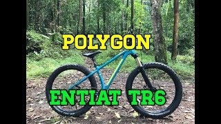 POLYGON ENTIAT TR 6 REVIEW MTB TRAIL 275 PLUS BOOST [upl. by Atsilac854]