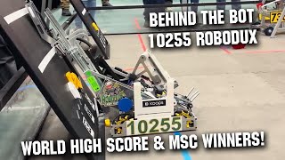 Behind the Bot  10255 RoboDux  MSC NW Champs  CENTERSTAGE Robot [upl. by Filemon]