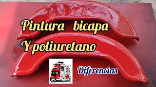 PINTURAS BICAPA Y POLIURETANO DIFERENCIAS Y COMO APLICARLOS  torito bajaj [upl. by Yared]