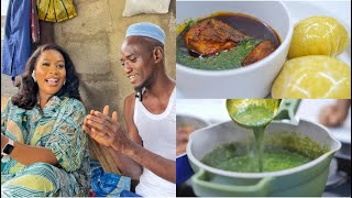 EWEDU SOUP ALFA OLORUNGBEBE STYLE  MARKET SERIES WITH CHEF T  DIRYOFAKITCHENLOVER [upl. by Dorrie]