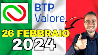 BTP VALORE FEBBRAIO 2024 la nuova emissione conviene 💰 [upl. by Jonah]