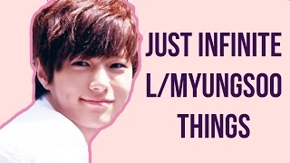 INFINITE  JUST L MYUNGSOO THINGS [upl. by Ahsiat95]