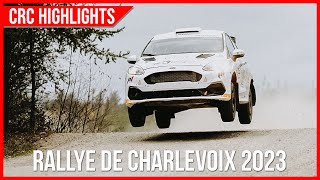 CRC Highlights Rallye Charlevoix 2023 [upl. by Roley]