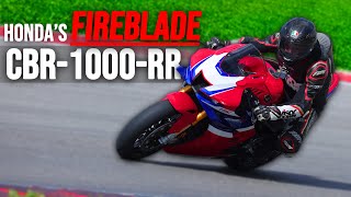 2024 Honda CBR1000RRR SP Fireblade review  new ‘Blade track test from Portimão [upl. by Arvo59]