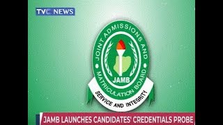 JAMB Launches Candidates Credentials ProbeTVC Breakfast April 24th 2019 [upl. by Annwahs]